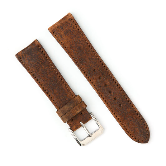Hatchling Straps Vintage Inspired Brown 21mm