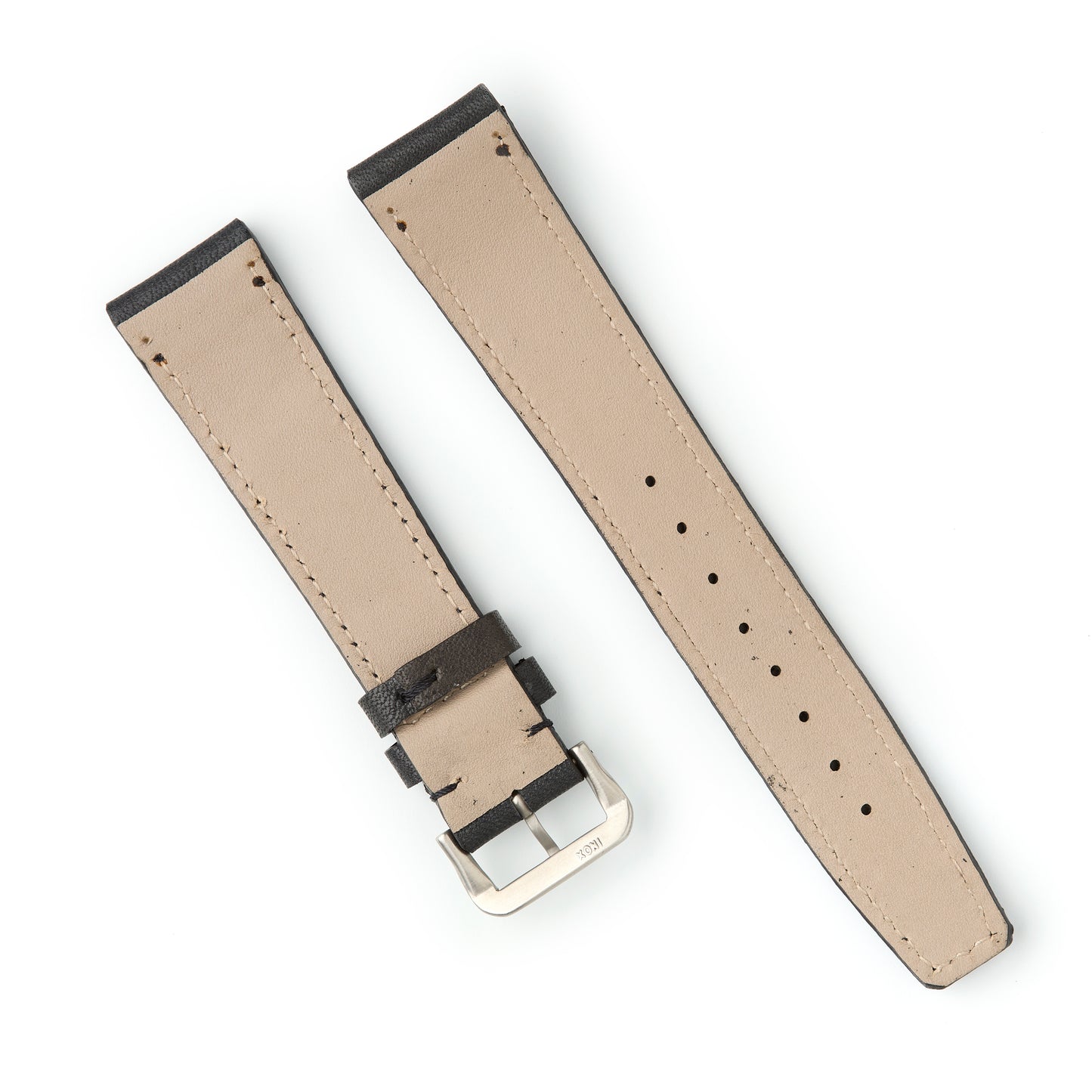 Hatchling Straps Vintage Inspired Black 19mm-Long