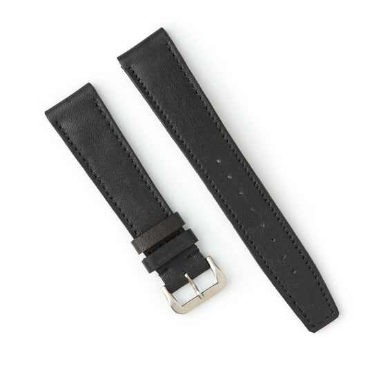 Hatchling Straps Vintage Inspired Black 19mm-Long
