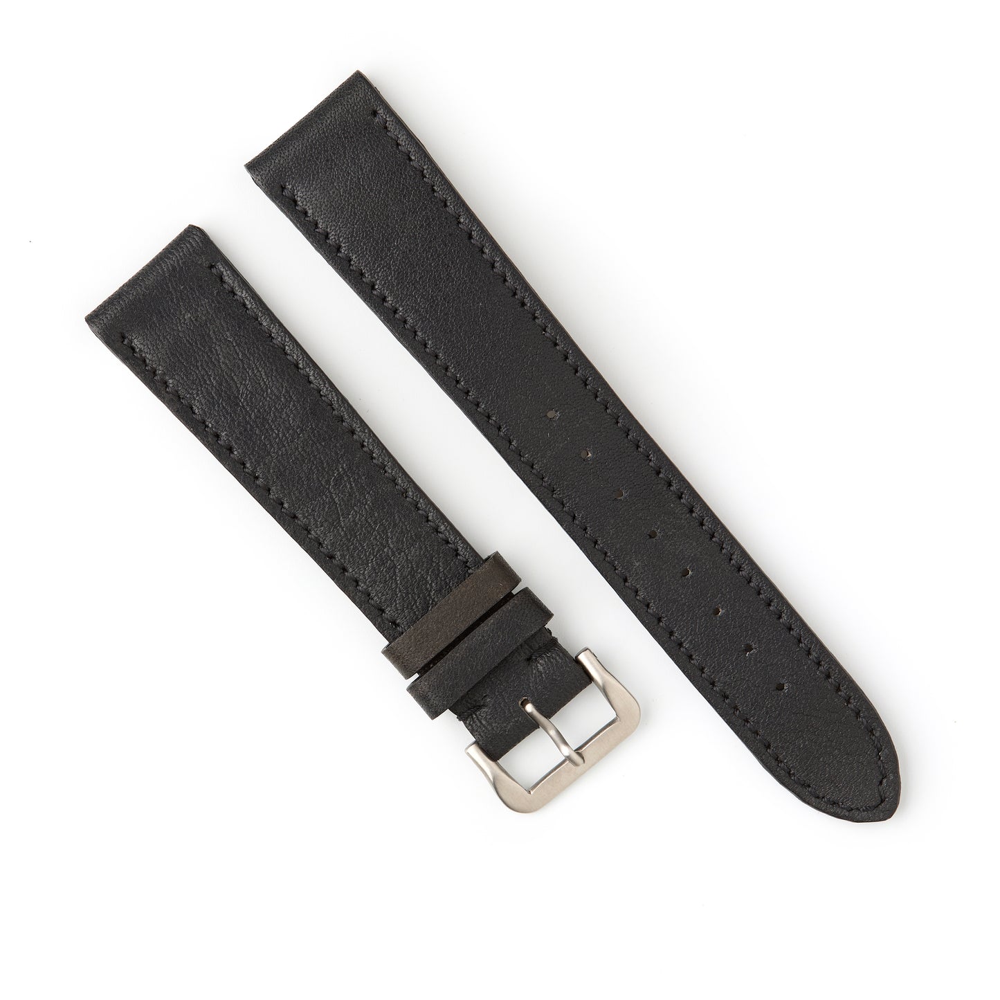 Hatchling Straps Vintage Inspired Black 19mm-Long