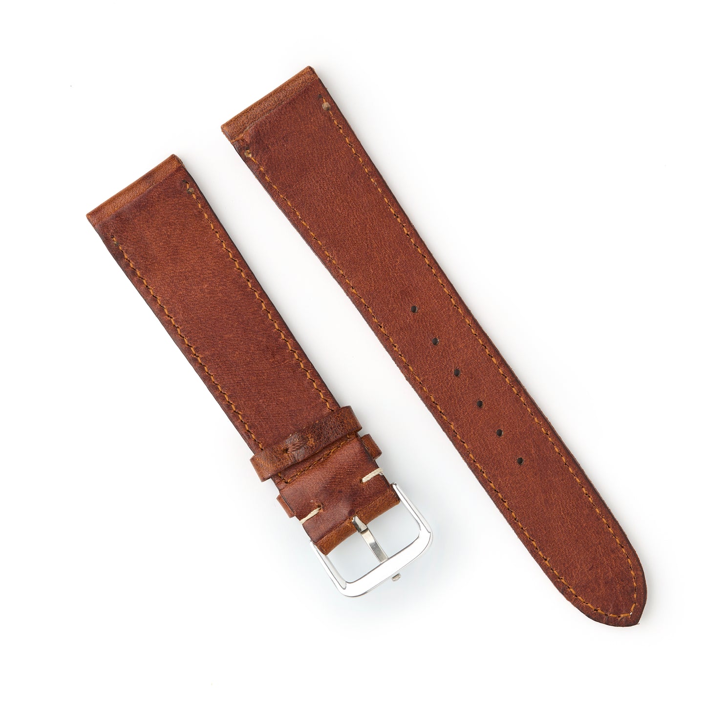 Hatchling Straps Vintage Inspired Brown 19mm