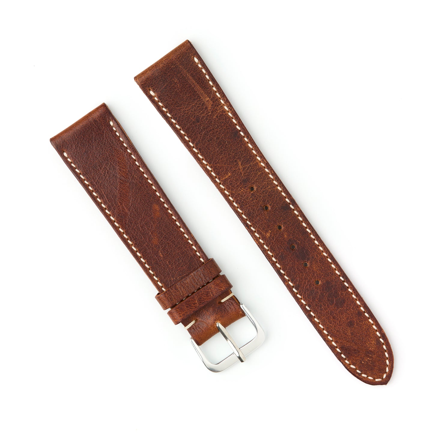 Hatchling Straps Vintage Inspired Brown 19mm