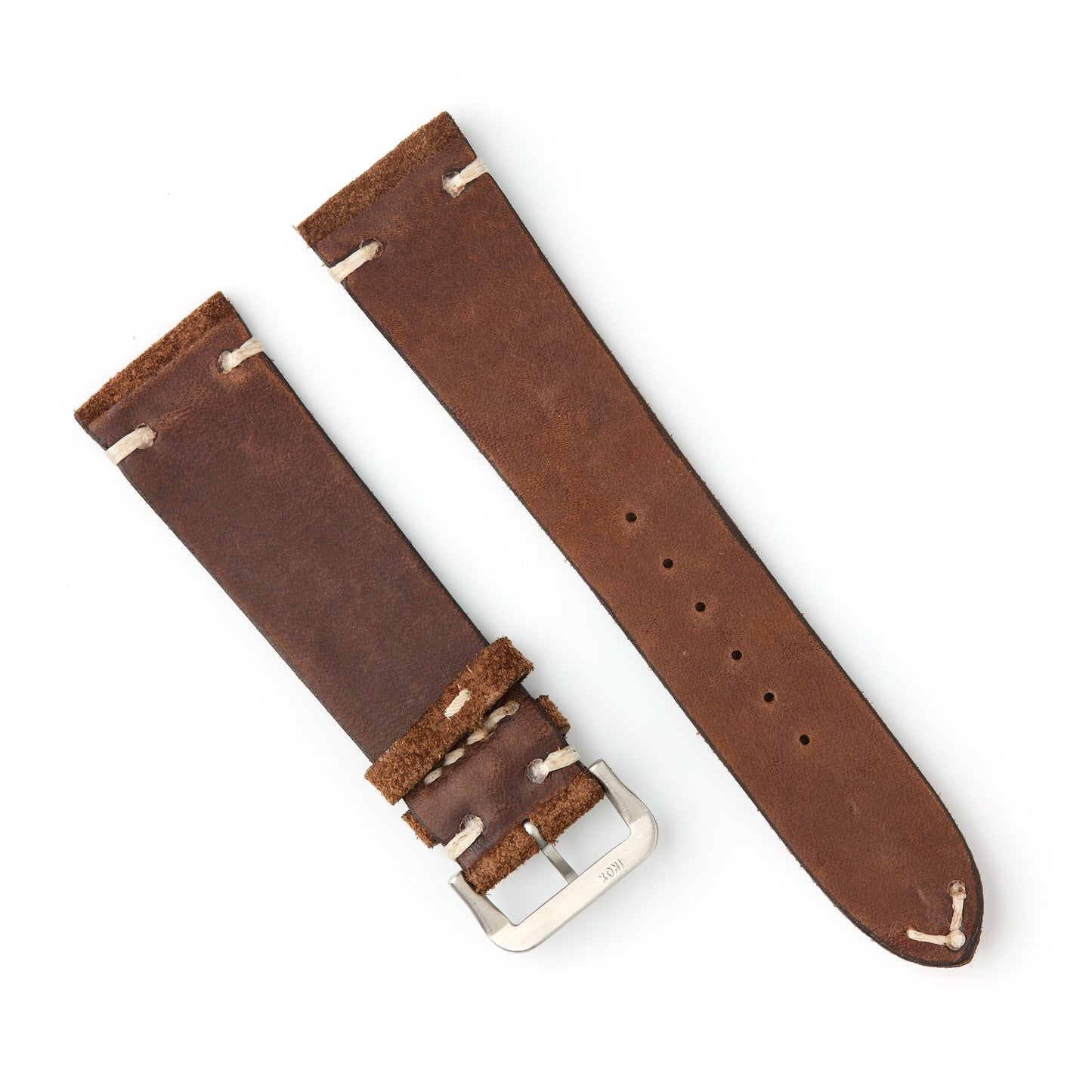 Hatchling Straps Vintage Inspired Brown 22mm