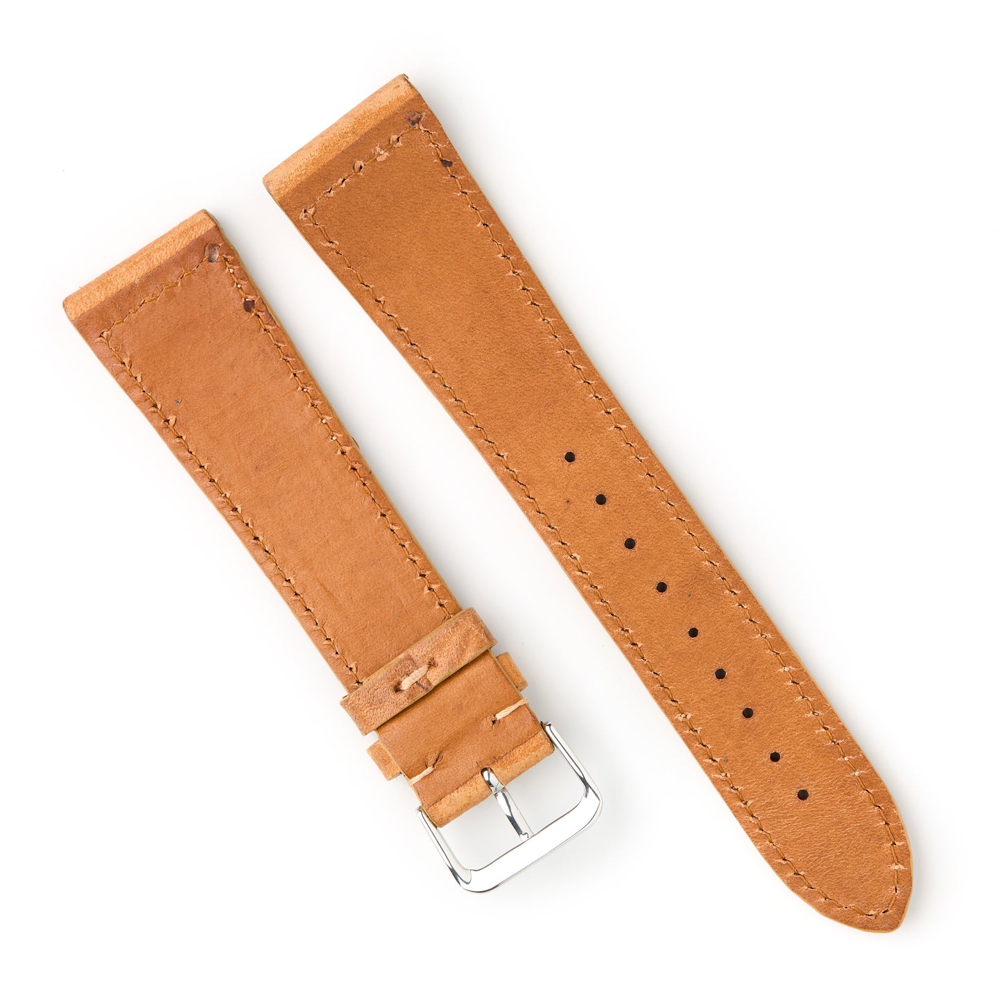 Hatchling Straps Vintage Inspired Brown 22mm-Long