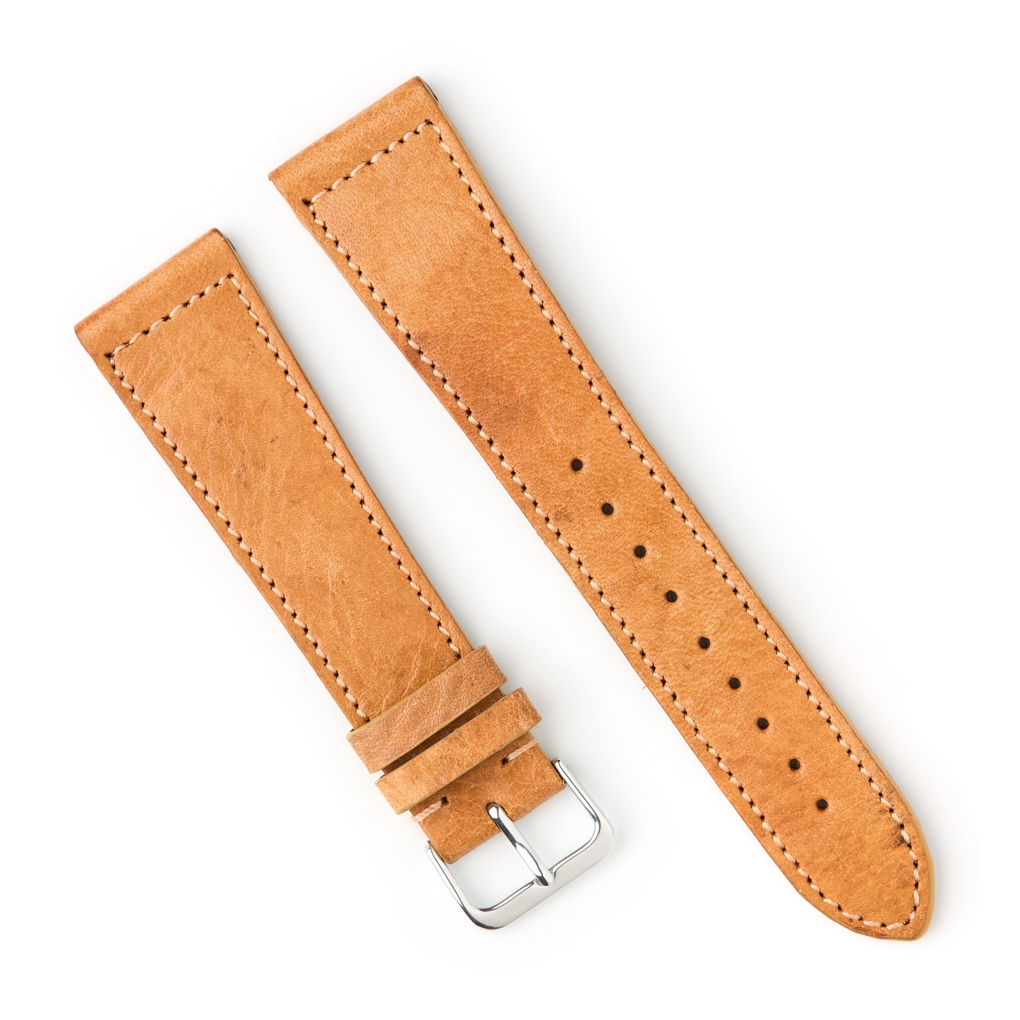 Hatchling Straps Vintage Inspired Brown 22mm-Long
