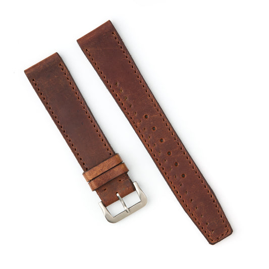 Hatchling Straps Vintage Inspired Brown 18mm