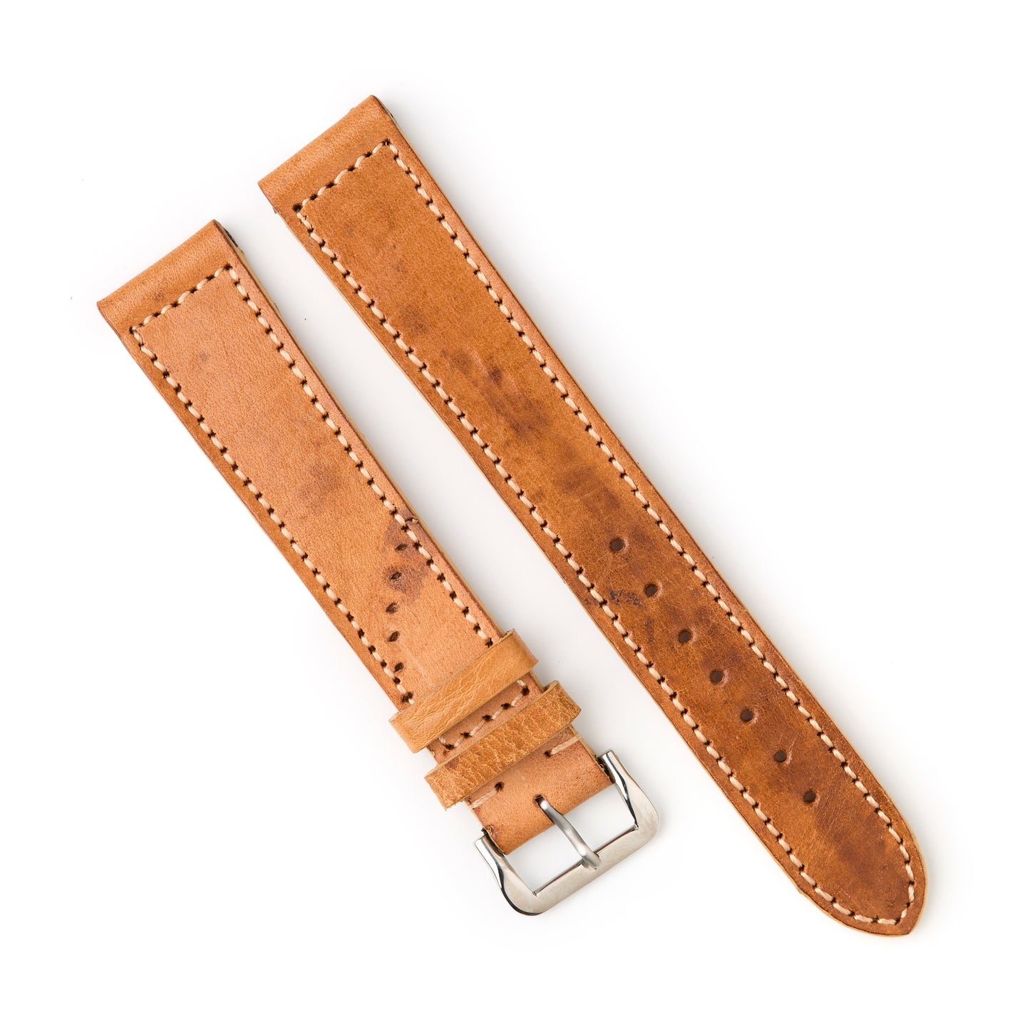 Hatchling Straps Vintage Inspired Brown 18mm-Long