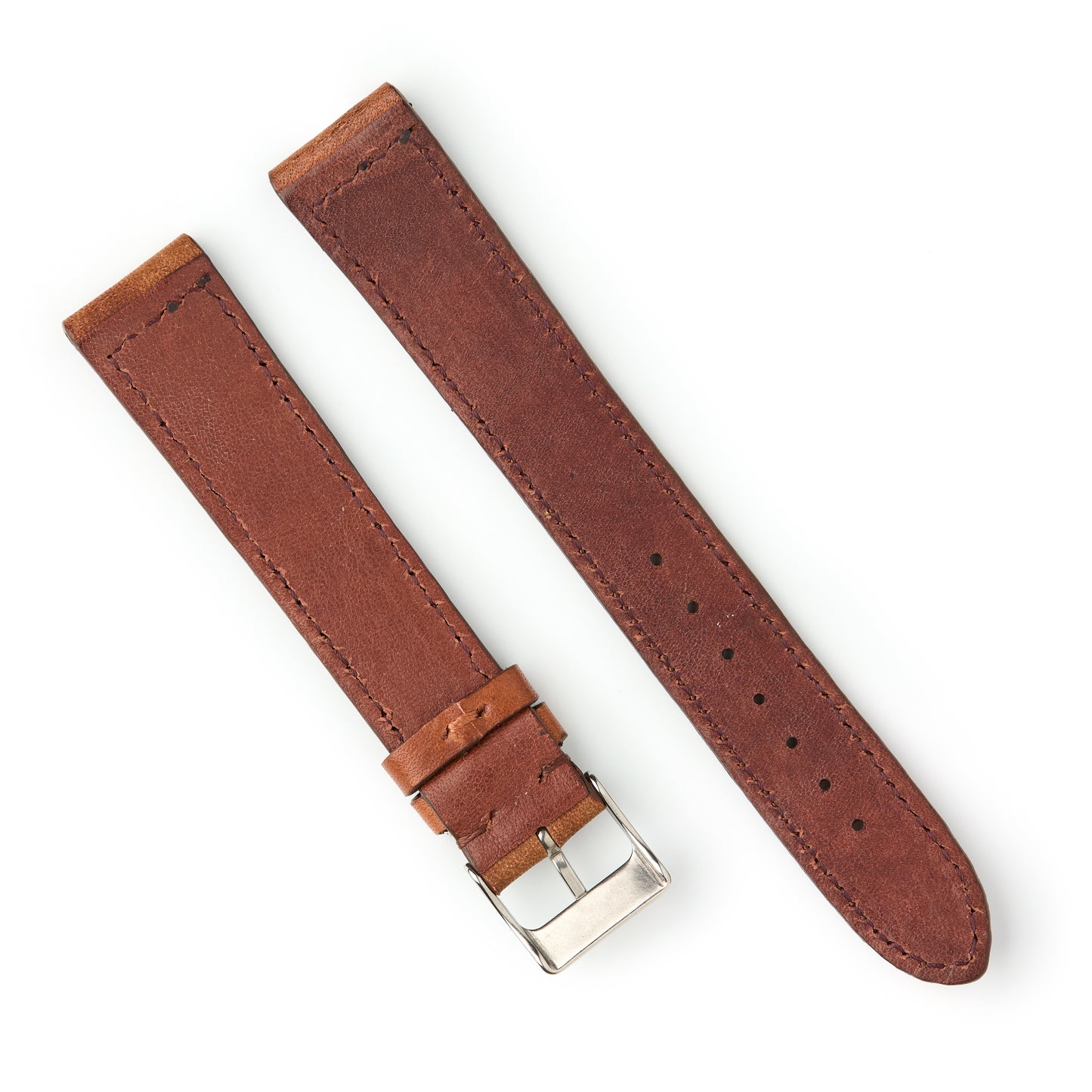 Hatchling Straps Vintage Inspired Brown 18mm-Extra Long