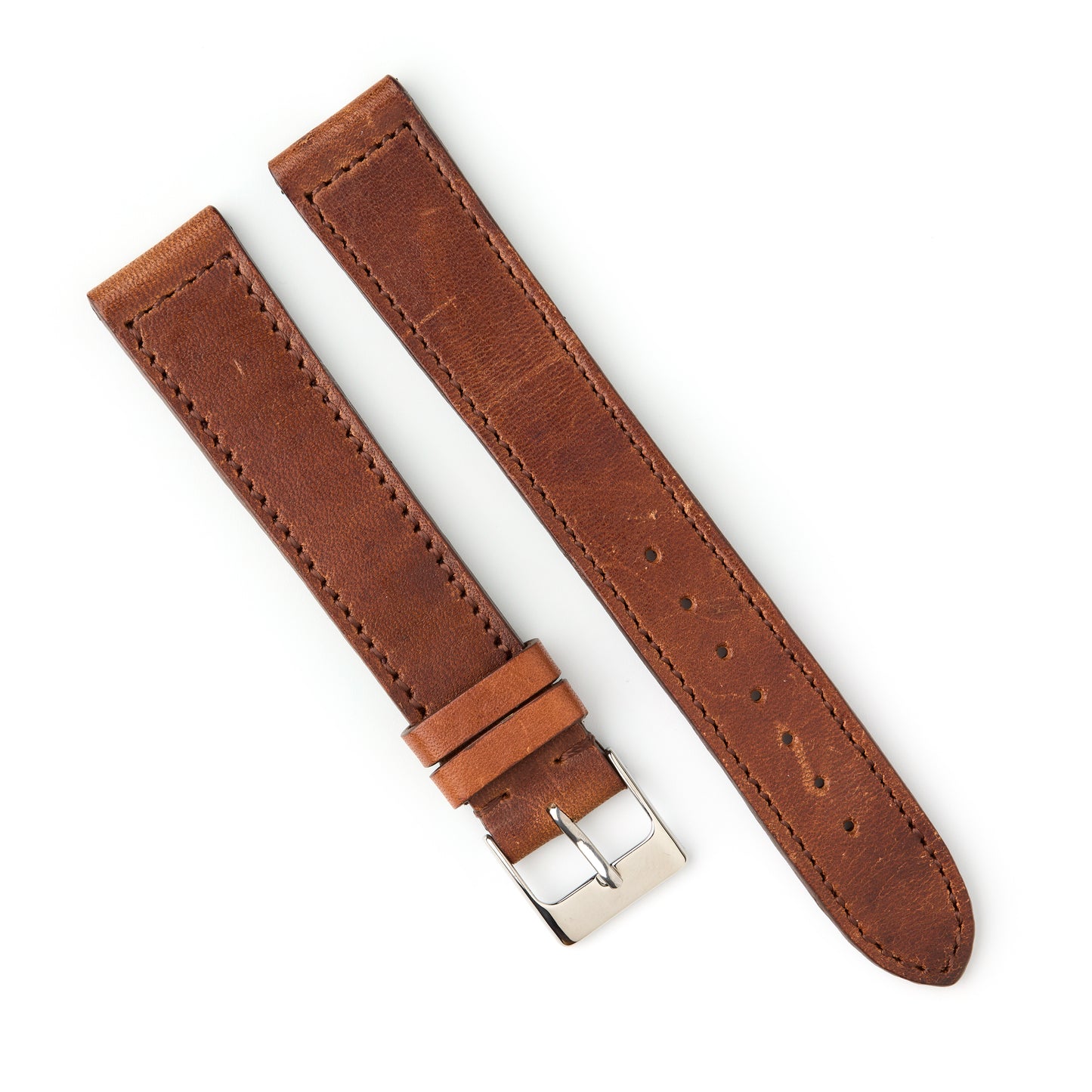 Hatchling Straps Vintage Inspired Brown 18mm-Extra Long