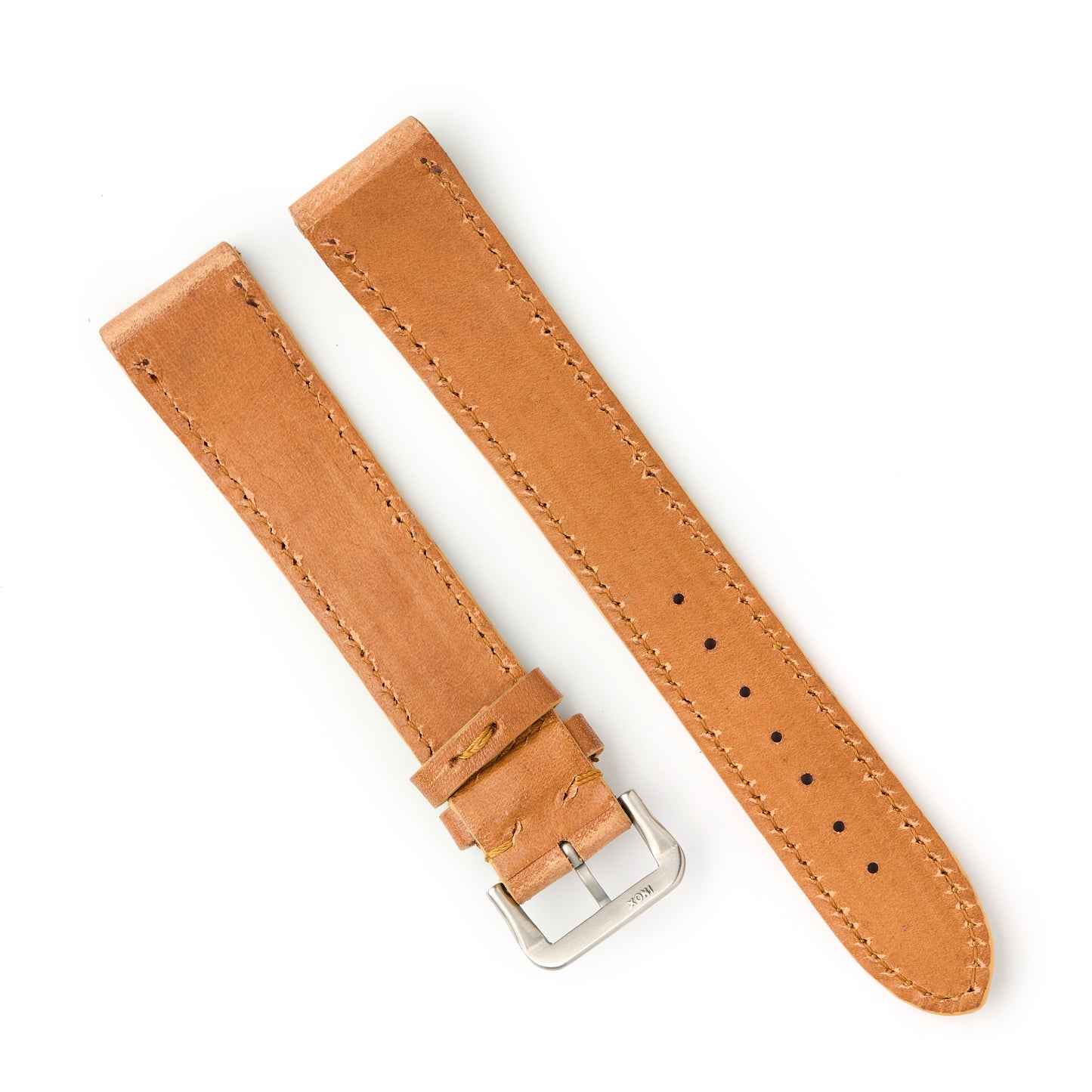 Hatchling Straps Vintage Inspired Brown 18mm-Extra Long