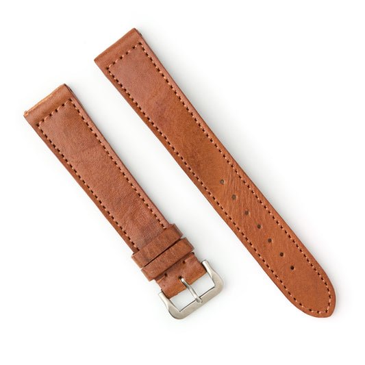 Hatchling Straps Vintage Inspired Brown 18mm-Long