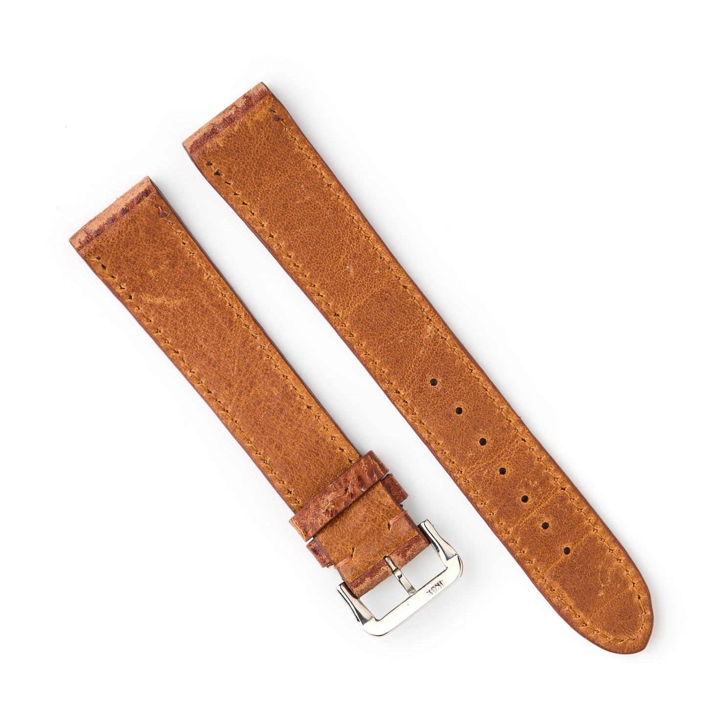 Hatchling Straps Vintage Inspired Brown 18mm-Long