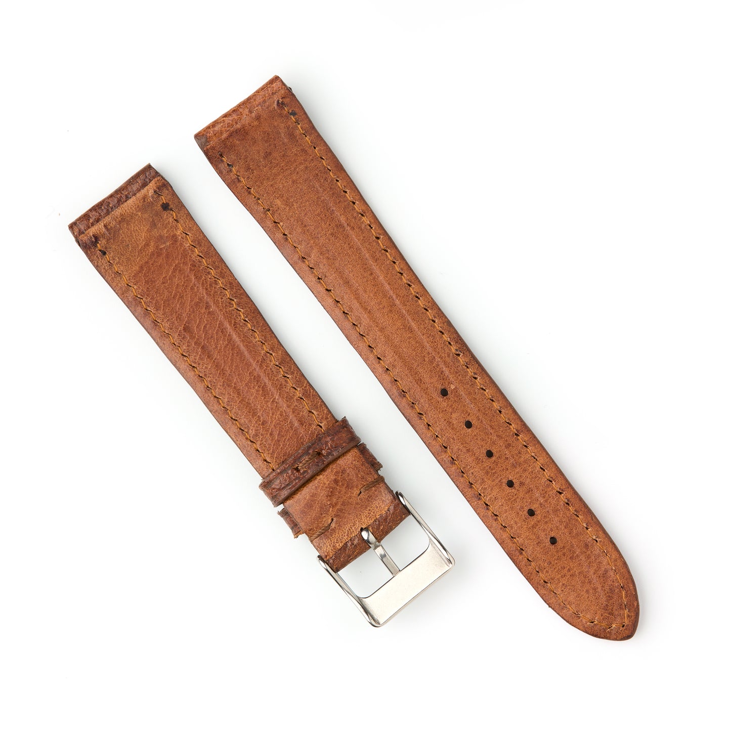 Hatchling Straps Vintage Inspired Brown 18mm-Long