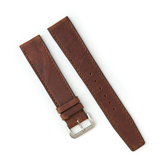 Hatchling Straps Vintage Inspired Brown 18mm