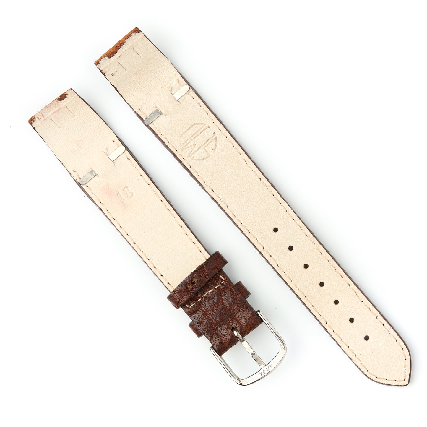 Hatchling Straps Vintage Inspired Brown 18mm