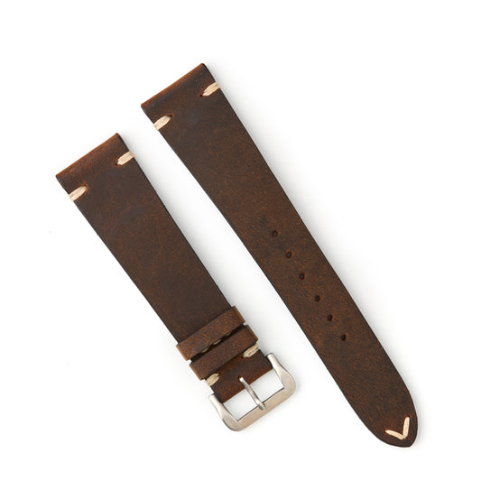 Hatchling Straps Vintage Inspired Brown 20mm