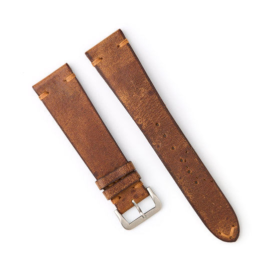 Hatchling Straps Vintage Inspired Brown 20mm