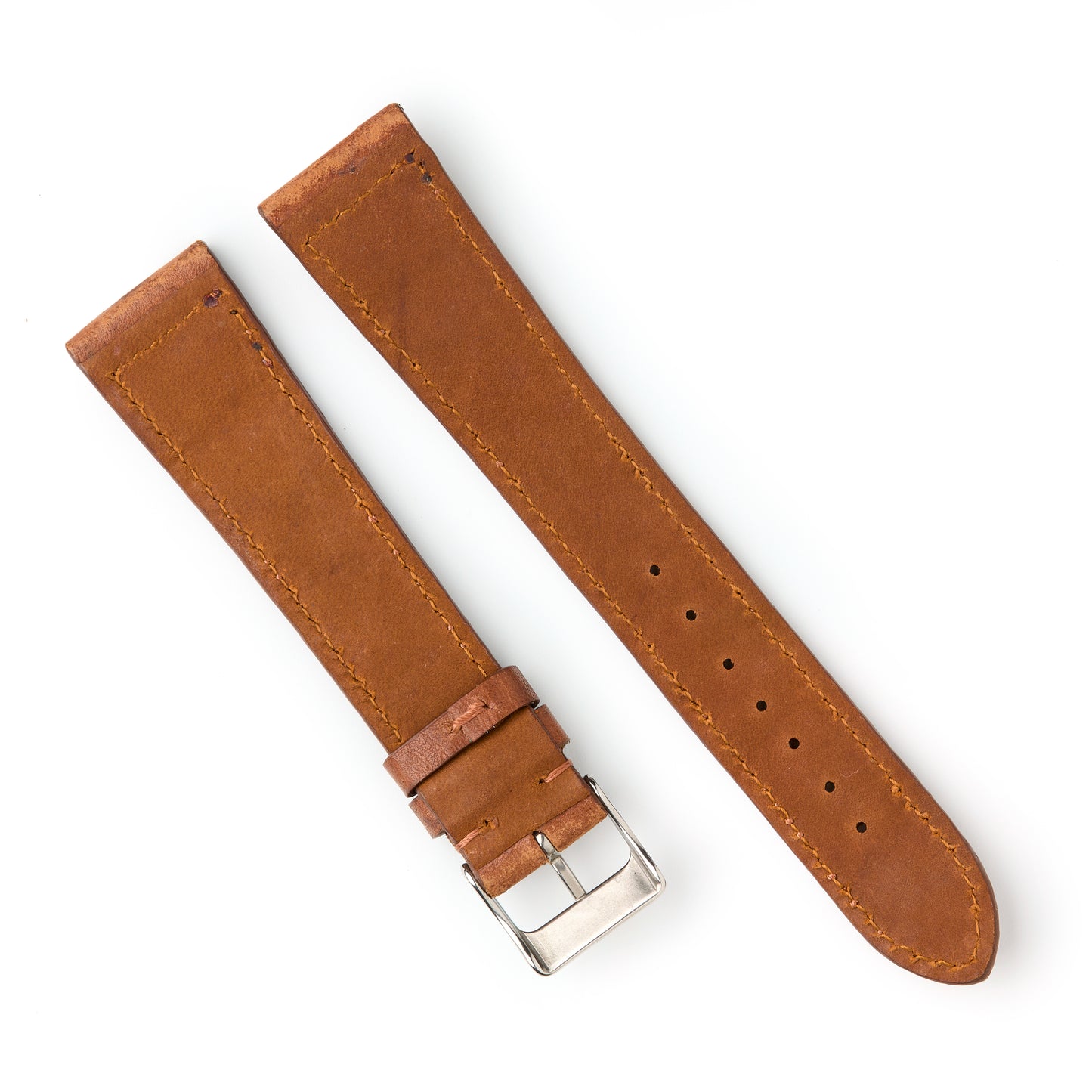 Hatchling Straps Vintage Inspired Brown 20mm-Long