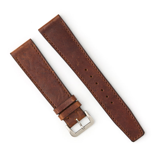 Hatchling Straps Vintage Inspired Brown 20mm