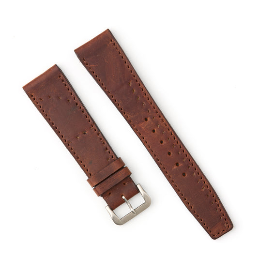 Hatchling Straps Vintage Inspired Brown 20mm