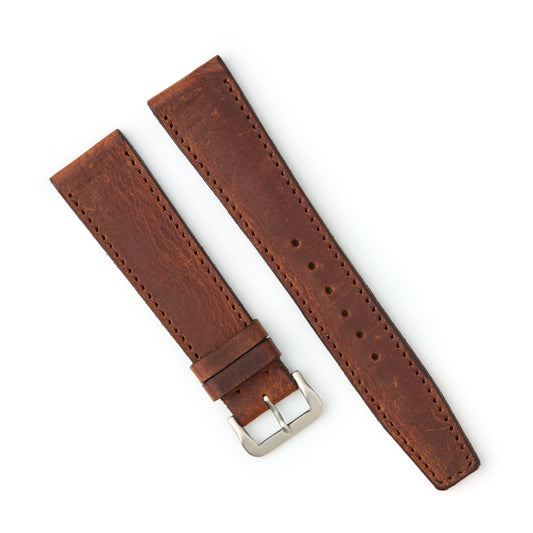Hatchling Straps Vintage Inspired Brown 20mm