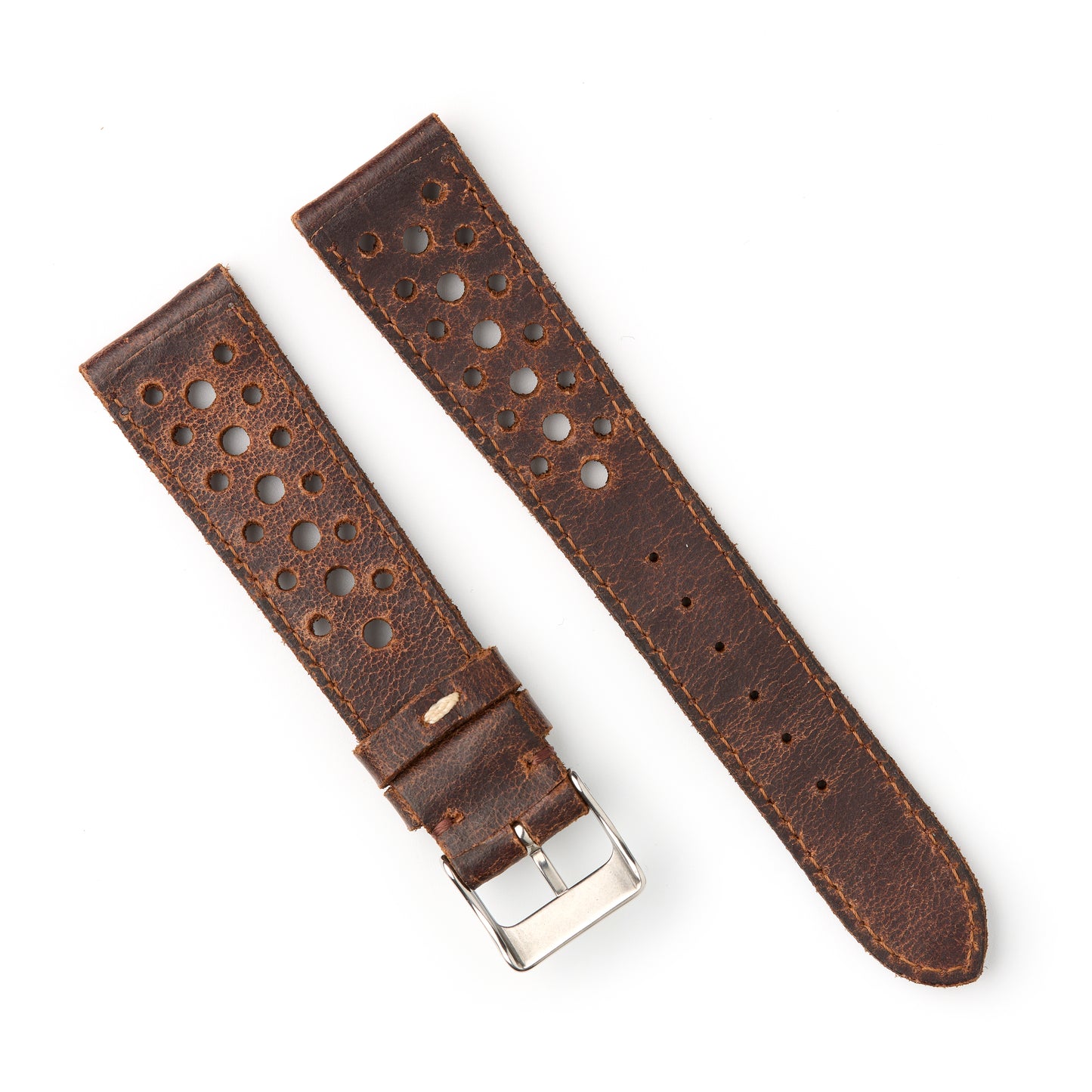 Hatchling Straps Vintage Inspired Rallye Brown 20mm