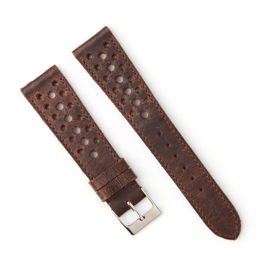 Hatchling Straps Vintage Inspired Rallye Brown 20mm