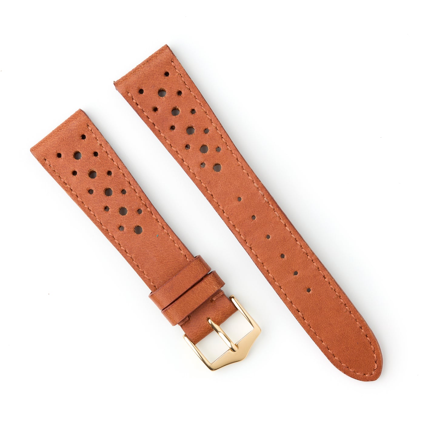 Hatchling Straps Vintage Inspired Rallye Brown 19mm