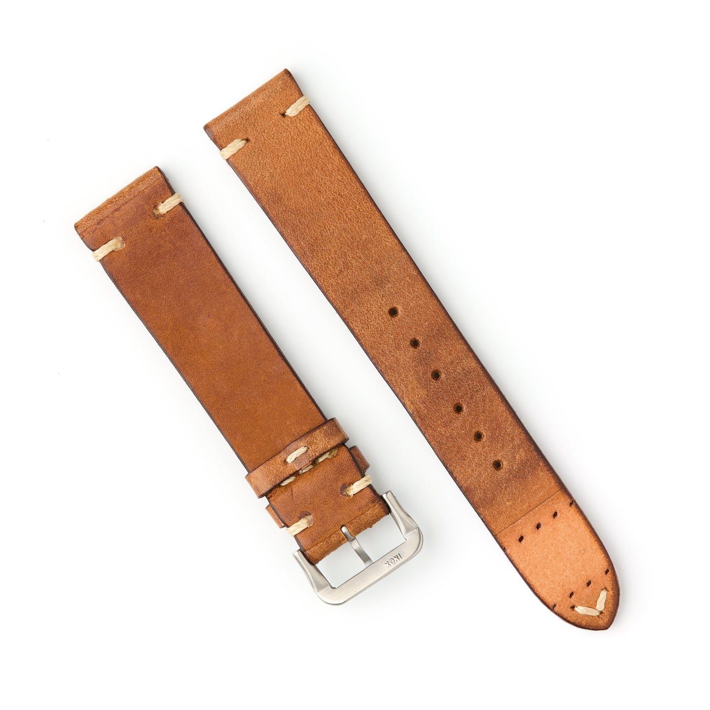 Hatchling Straps Vintage Inspired Brown 19mm