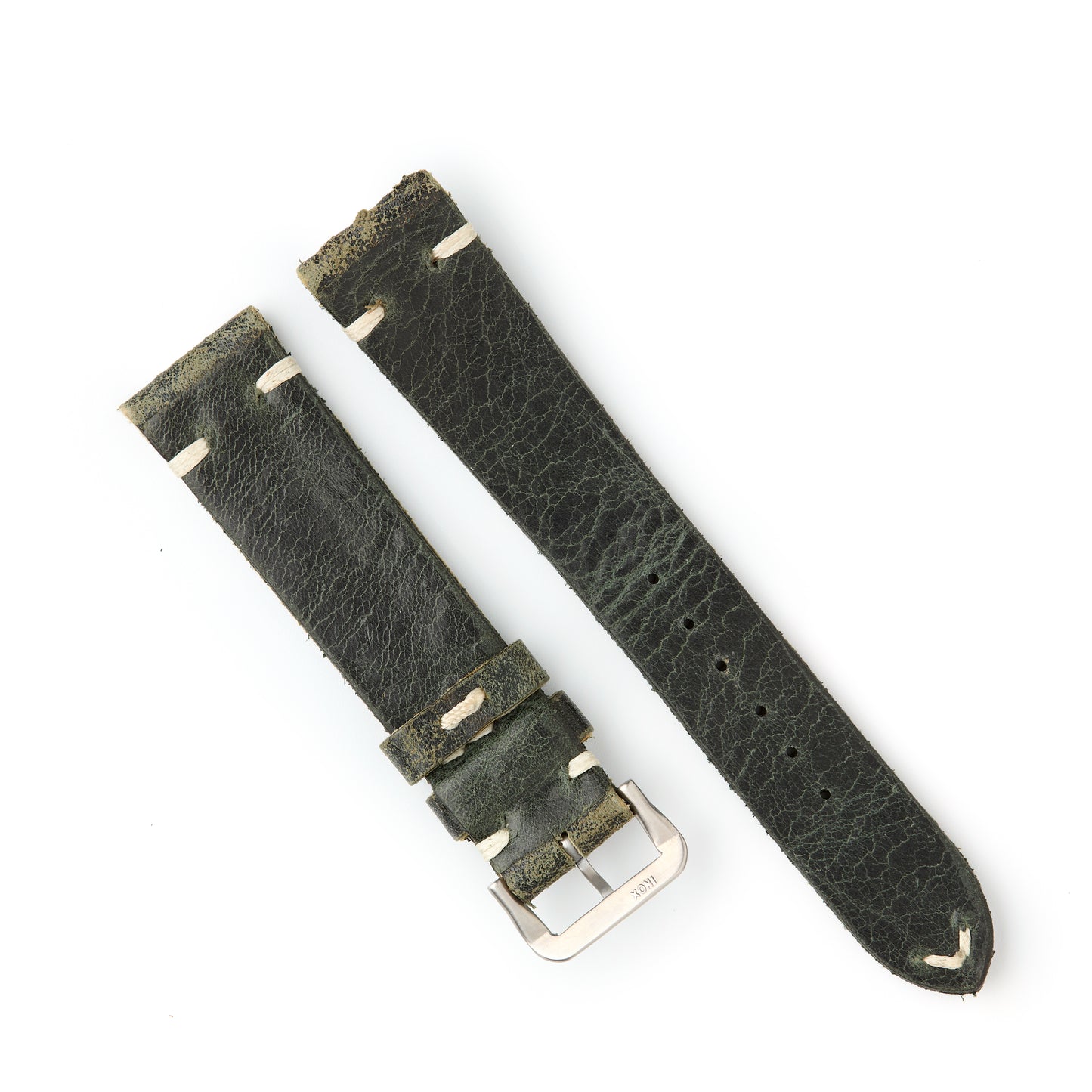 Hatchling Straps Vintage Inspired Green 19mm