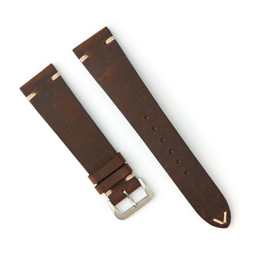 Hatchling Straps Vintage Inspired Brown 20mm