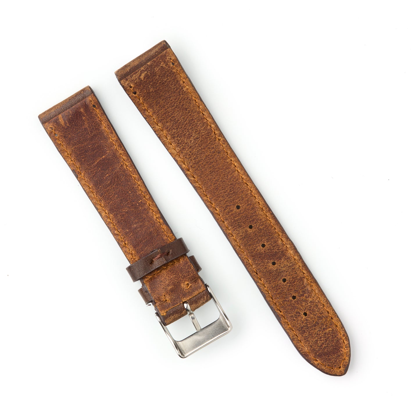 Hatchling Straps Vintage Inspired Brown 19mm
