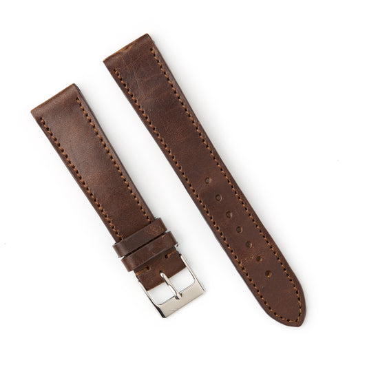 Hatchling Straps Vintage Inspired Brown 19mm