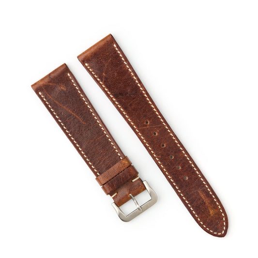 Hatchling Straps Vintage Inspired Brown 20mm