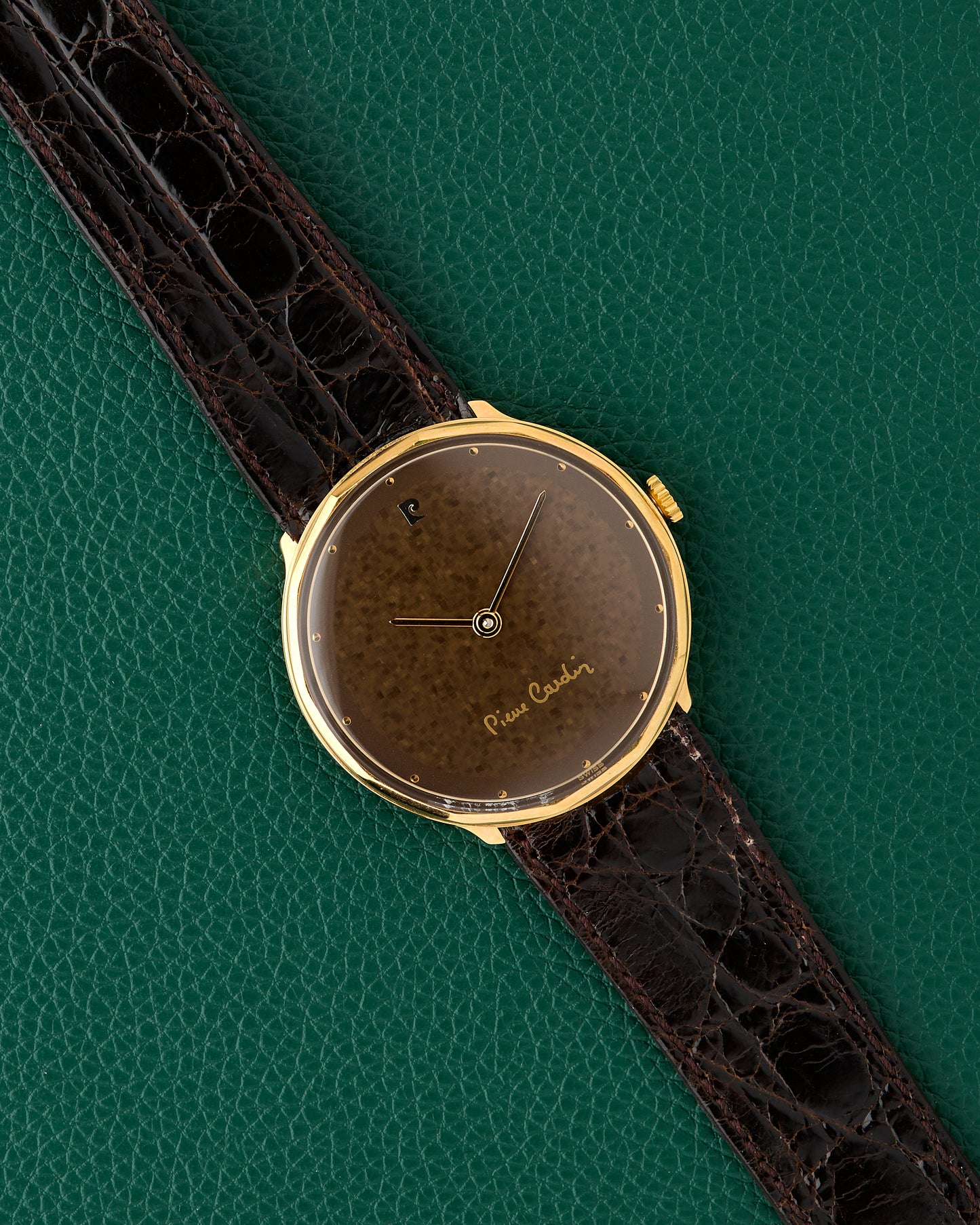 Pierre Cardin Ref. 1003 Brown Mosaic Dial NOS