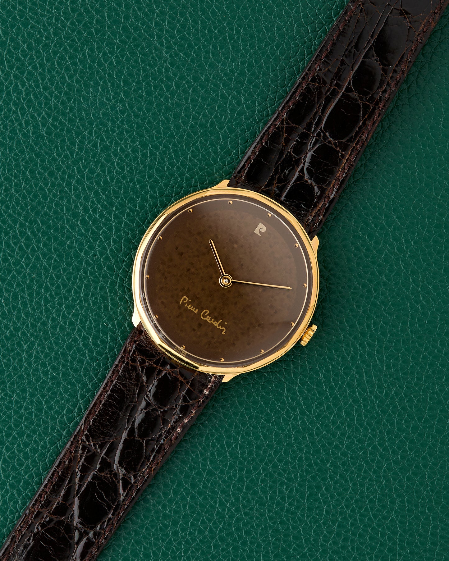 Pierre Cardin Ref. 1003 Brown Mosaic Dial NOS