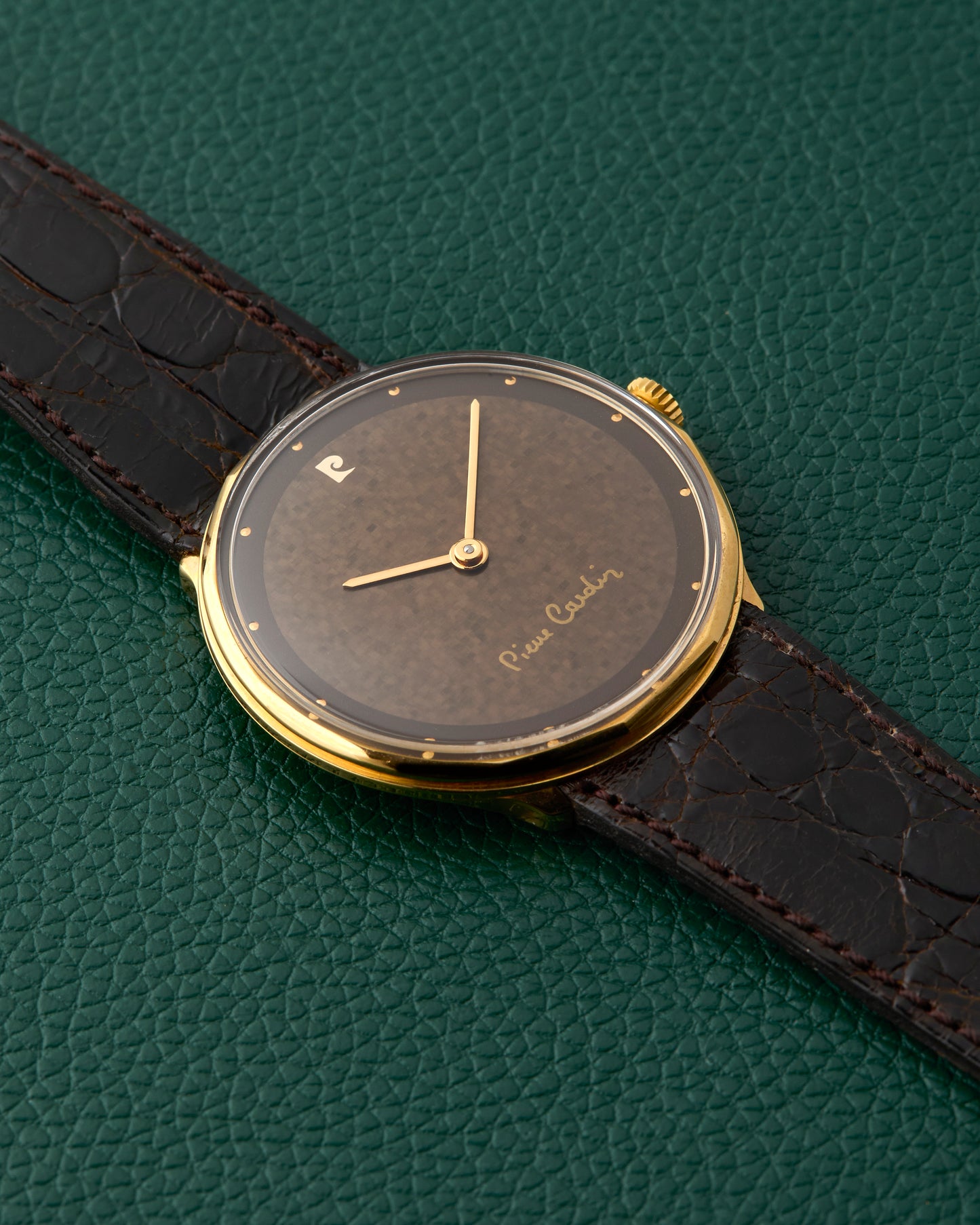 Pierre Cardin Ref. 1003 Brown Mosaic Dial NOS