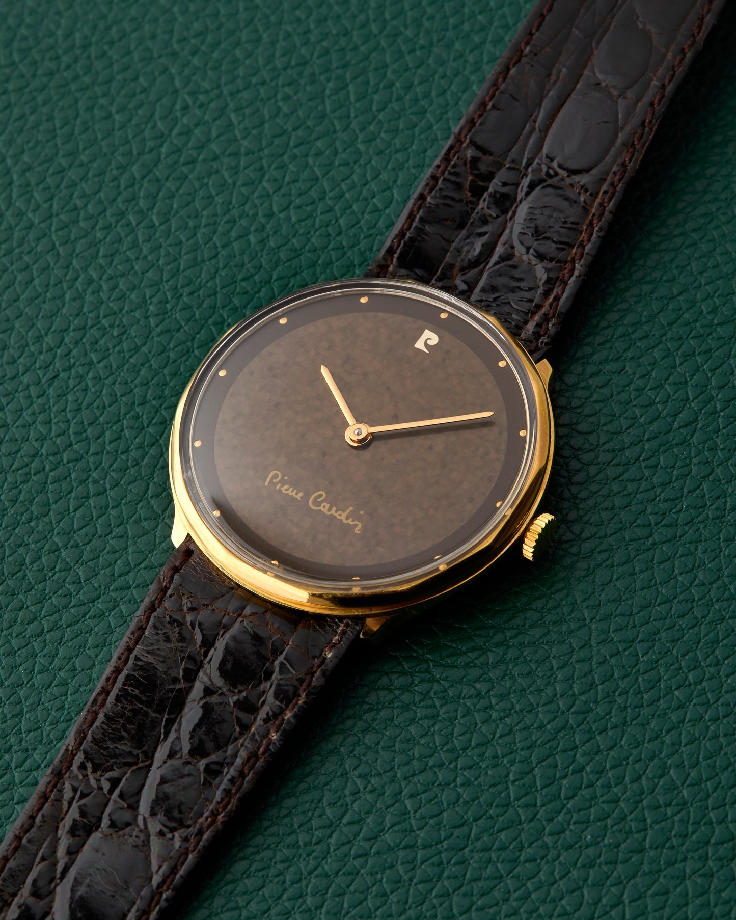 Pierre Cardin Ref. 1003 Brown Mosaic Dial NOS