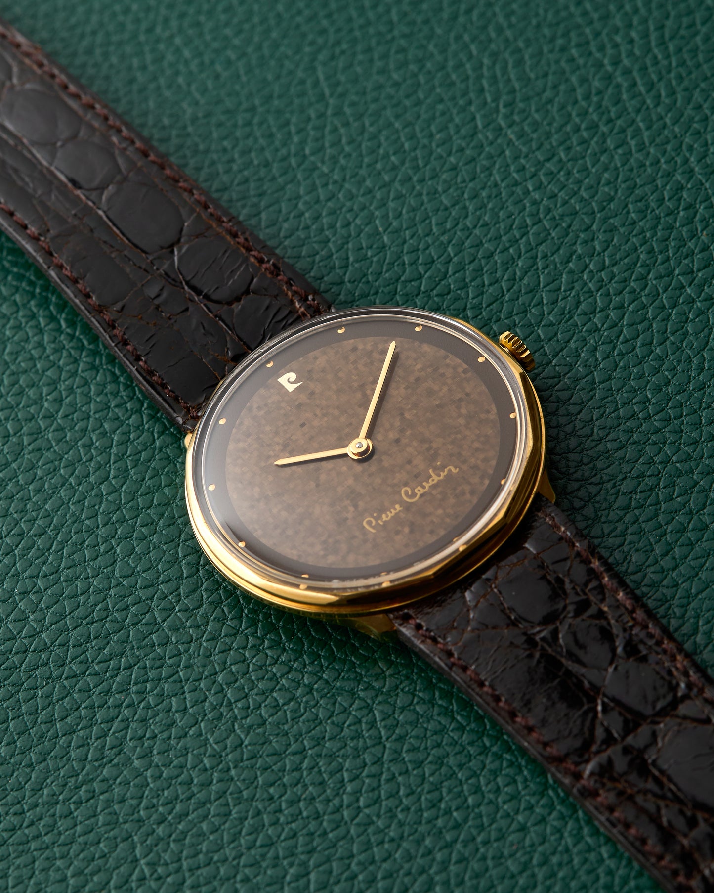 Pierre Cardin Ref. 1003 Brown Mosaic Dial NOS