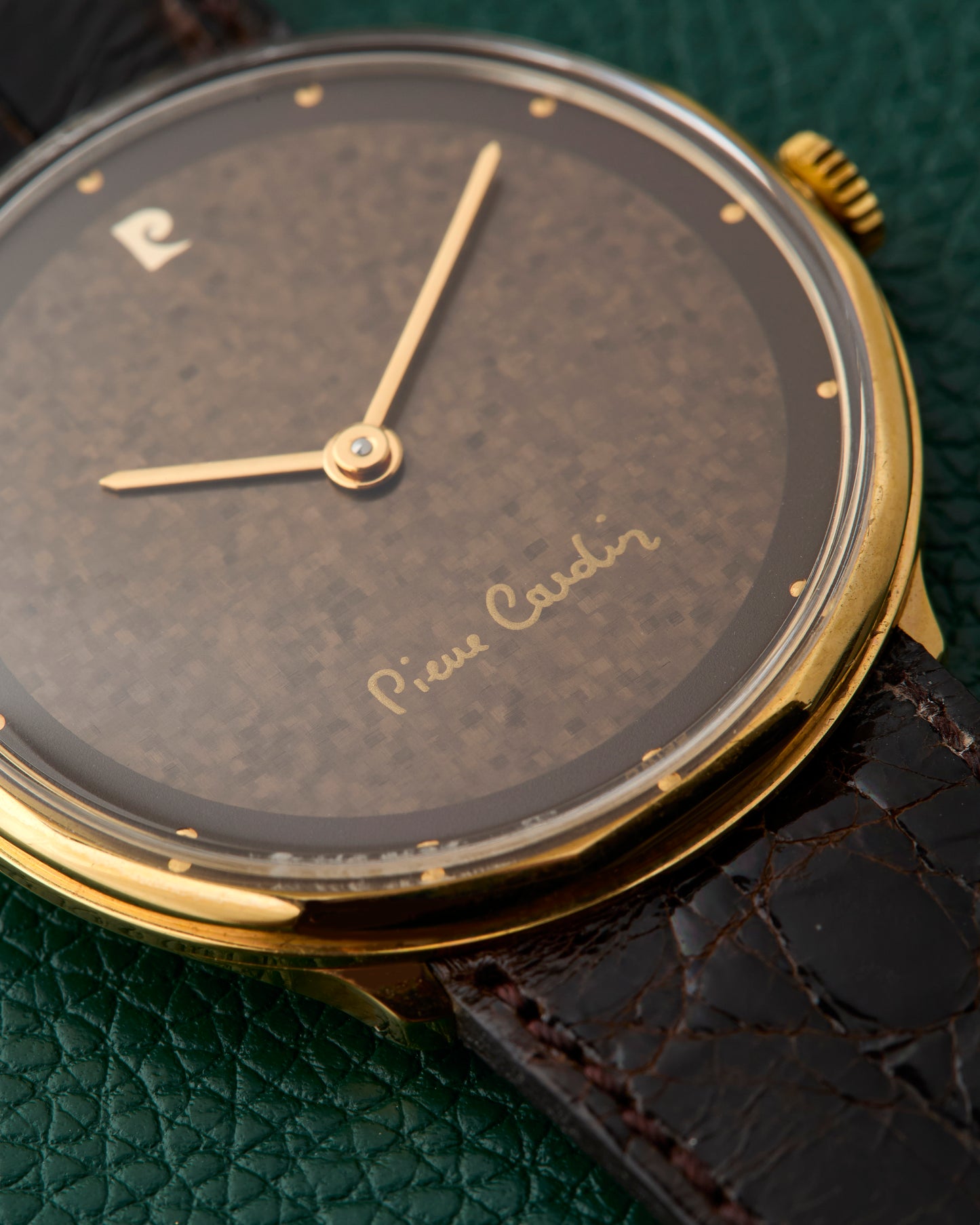 Pierre Cardin Ref. 1003 Brown Mosaic Dial NOS