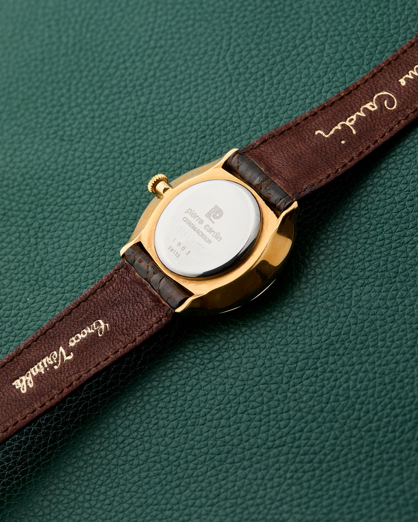 Pierre Cardin Ref. 1003 Brown Mosaic Dial NOS