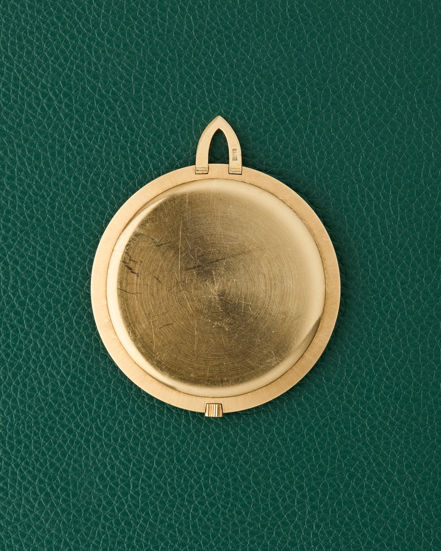Piaget 18k Yellow Gold Roman Numerals Pocket Pendant Watch