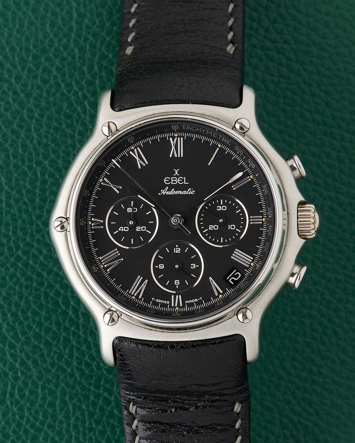 Ebel 1911 Ref. 9134901 Black Dial El Primero Neo-Vintage Chronograph