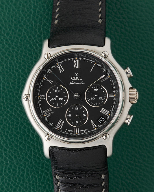 Ebel 1911 Ref. 9134901 Black Dial El Primero Neo-Vintage Chronograph
