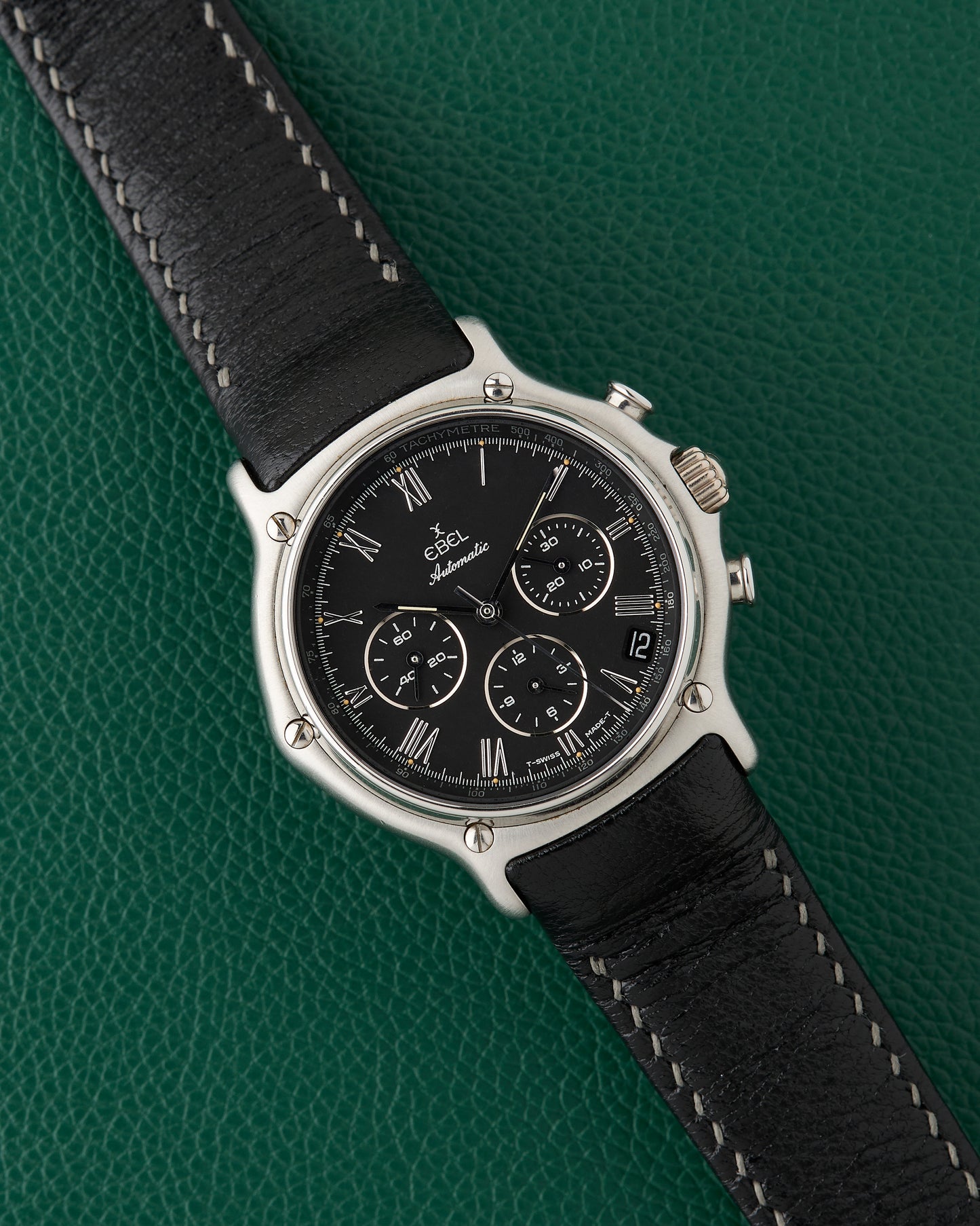 Ebel 1911 Ref. 9134901 Black Dial El Primero Neo-Vintage Chronograph
