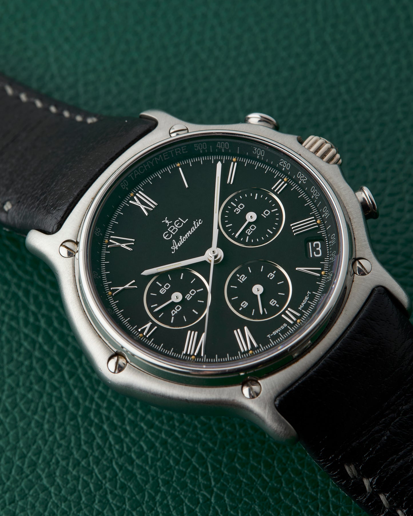 Ebel 1911 Ref. 9134901 Black Dial El Primero Neo-Vintage Chronograph