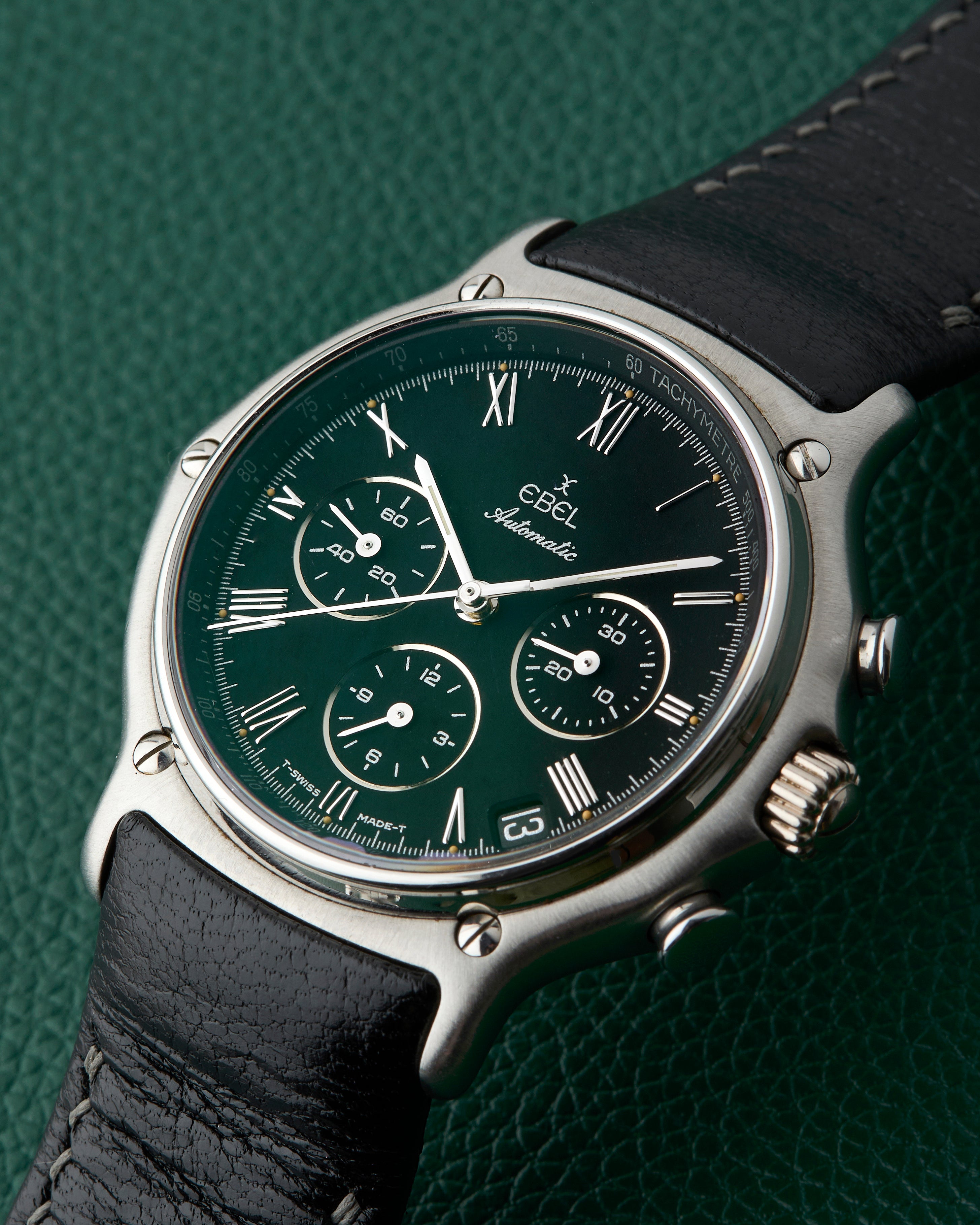 Ebel 1911 Ref. 9134901 Black Dial El Primero Neo-Vintage