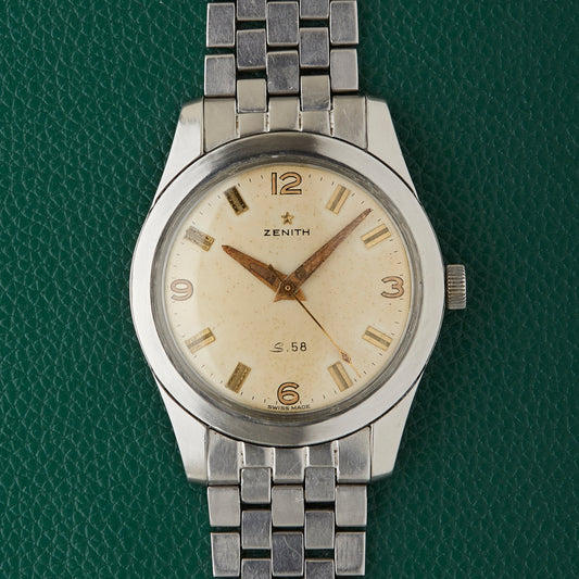 Zenith S58 Mark 1 Vintage Diver Zenith Bracelet