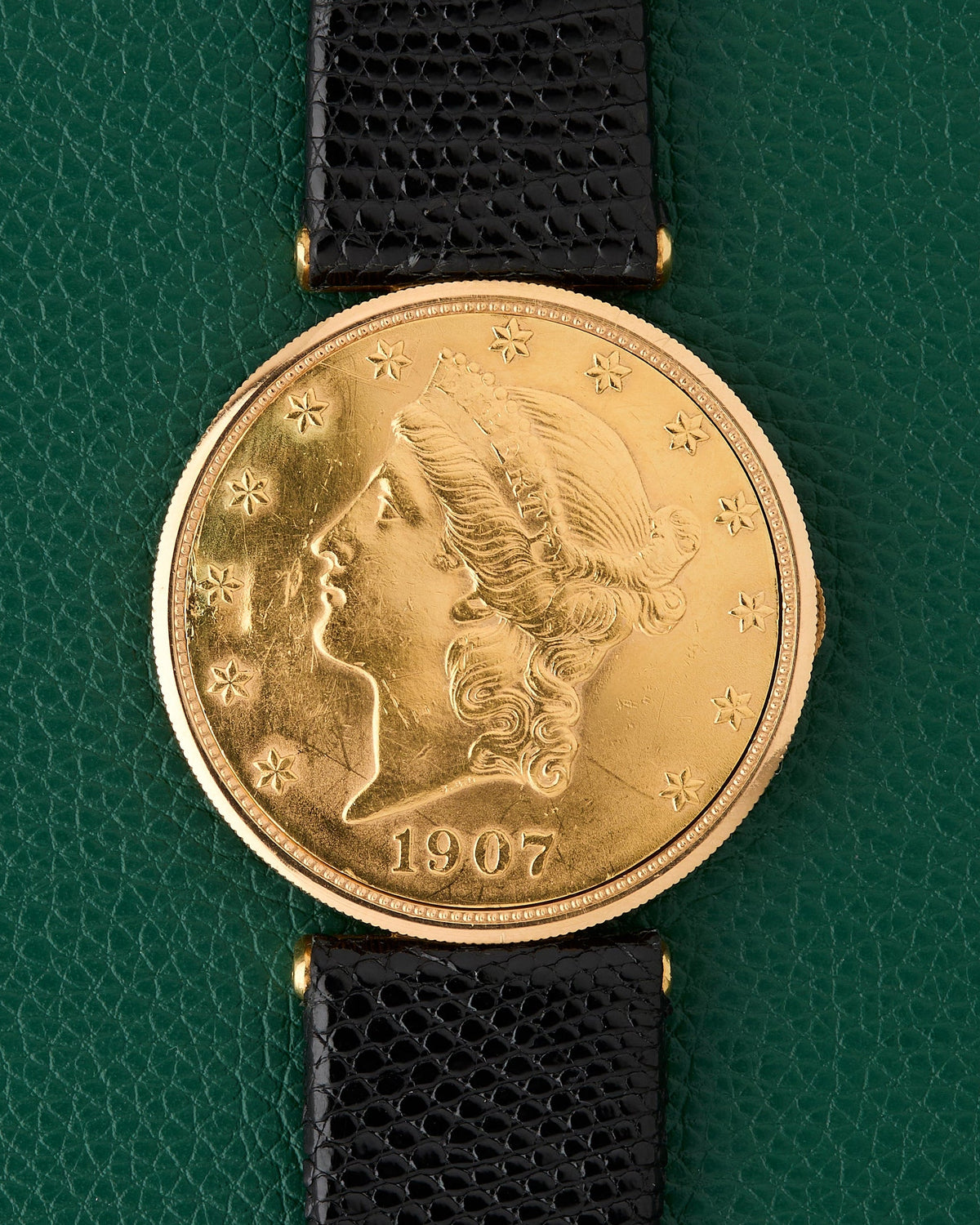 Corum 18K Yellow Gold Twenty-Dollar Liberty Head Coin Watch