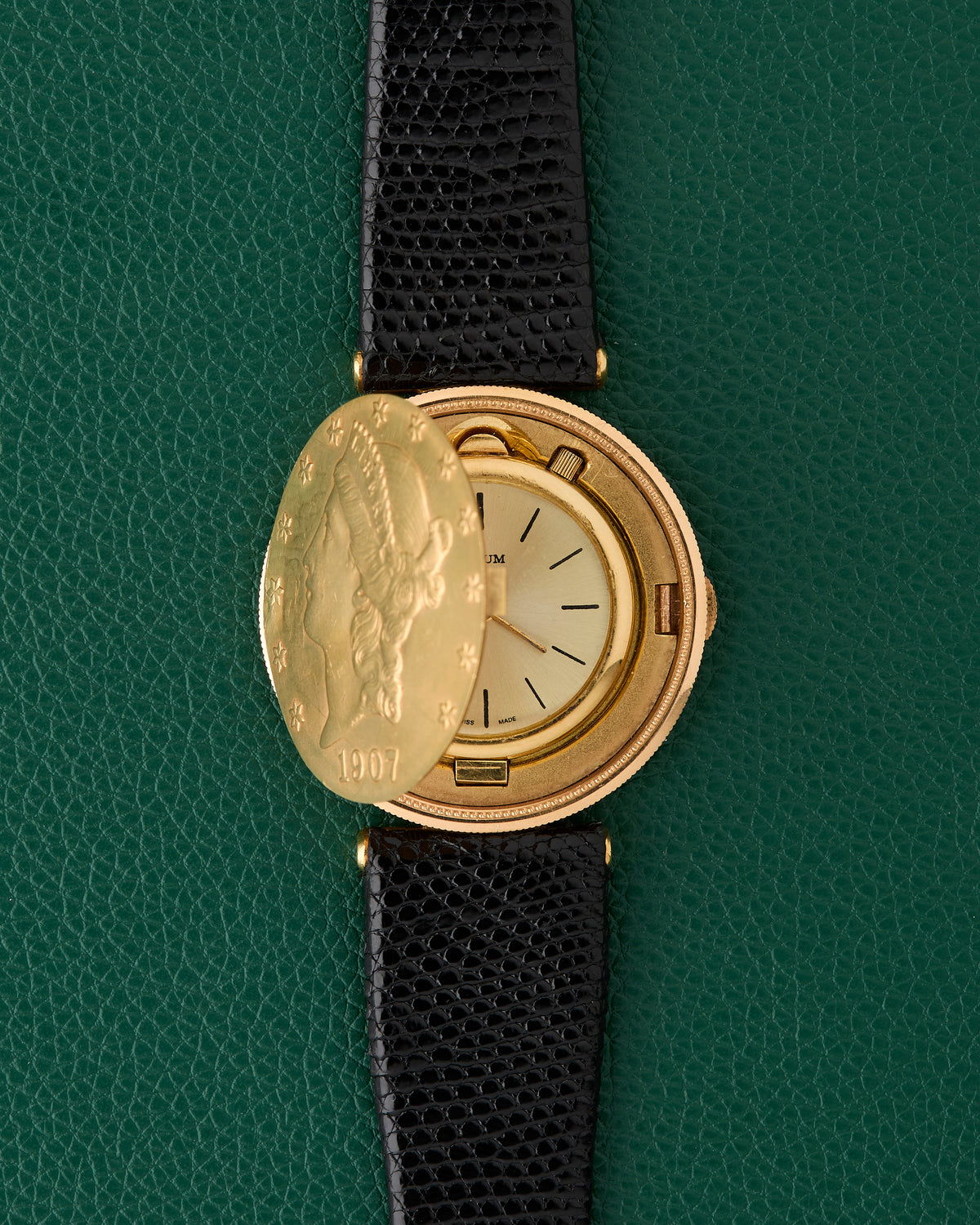 Corum 18K Yellow Gold Twenty-Dollar Liberty Head Coin Watch